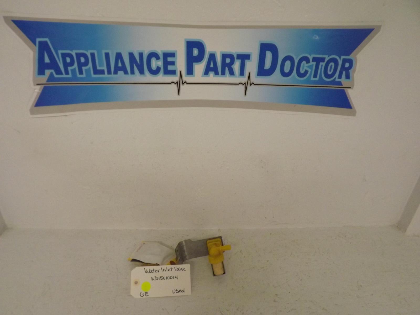 GE Dishwasher WD15X10014 Water Inlet Valve Used GE Dishwasher WD15X10014 Water Inlet Valve Used